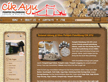 Tablet Screenshot of pempek-cikayu.com